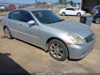  Salvage INFINITI G35x