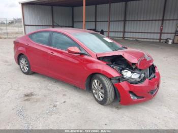  Salvage Hyundai ELANTRA