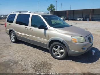  Salvage Pontiac Montana SV6