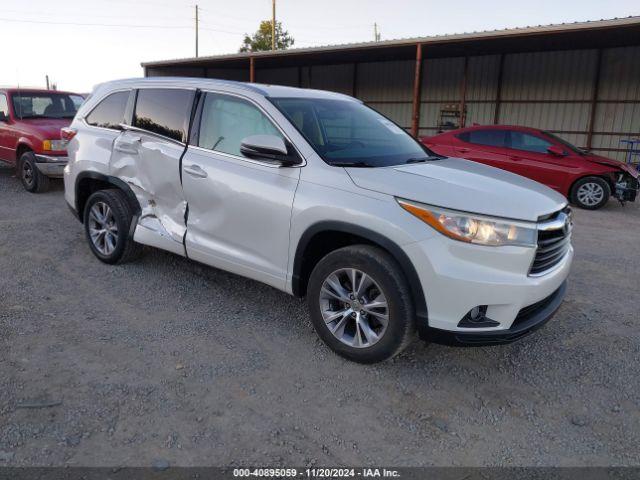  Salvage Toyota Highlander