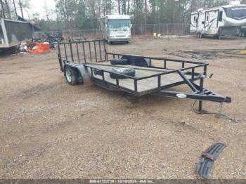  Salvage Precision 7x16 Utility Trailer