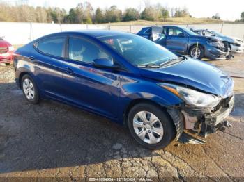  Salvage Hyundai ELANTRA