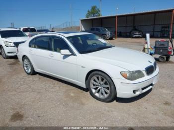  Salvage BMW 7 Series