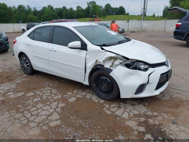  Salvage Toyota Corolla