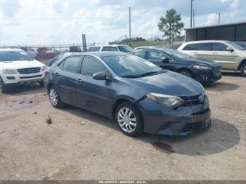  Salvage Toyota Corolla