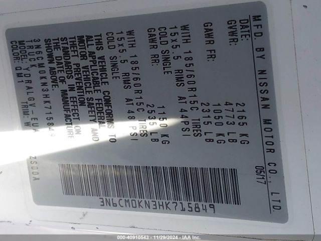 Nissan Nv Sv Image 10