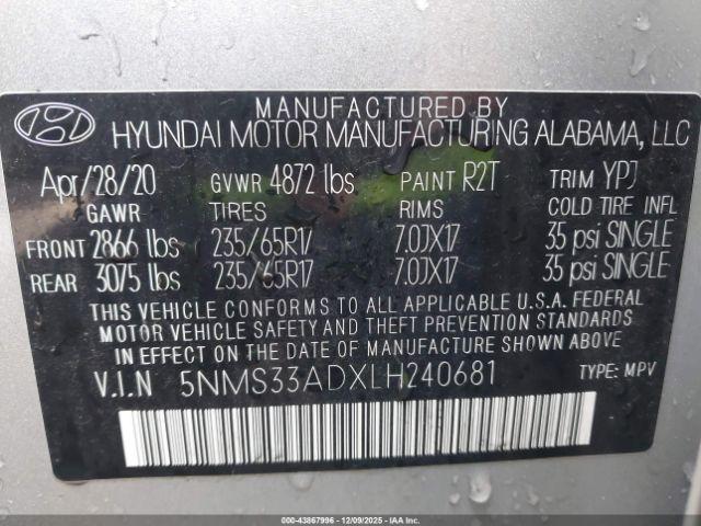 Hyundai SANTA FE Sel Image 6