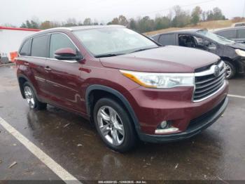  Salvage Toyota Highlander