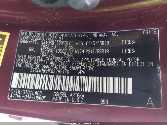 Toyota Highlander Limited Platinum V6 Image 5