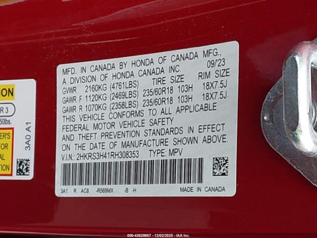 Honda CR-V Ex 2wd Image 3