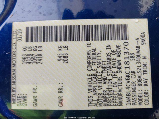 Nissan Altima 2.5 Sr Image 16