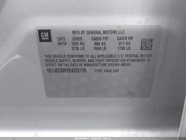 Chevrolet Sonic Lt Auto Image 5