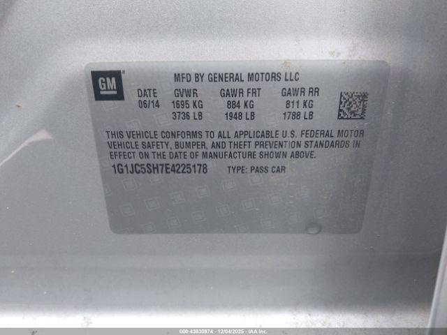 Chevrolet Sonic Lt Auto Image 5