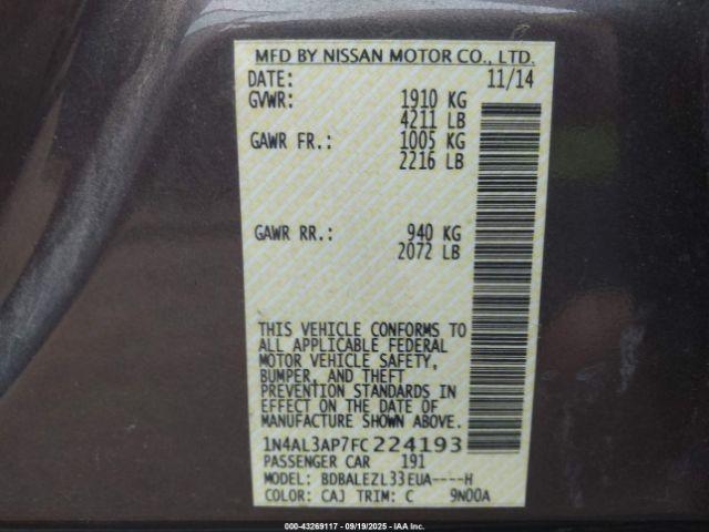 Nissan Altima 2.5 S Image 8