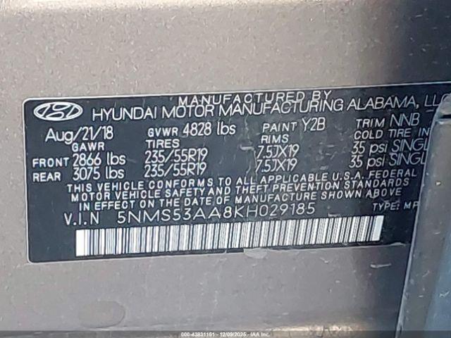 Hyundai SANTA FE Limited 2.0t Image 12