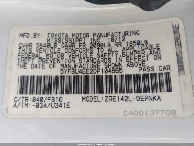 Toyota Corolla Le Image 15